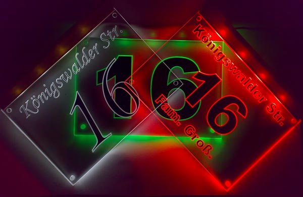 Houseno. LED Light Signs