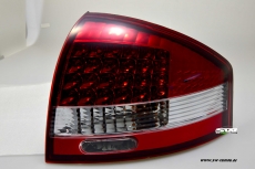 LED Rckleuchten fr Audi A6 4B 97-04 limo red/crystal