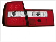 LED Rckleuchten BMW E34 Lim. 85-95 red/crystal