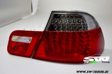 LED Rckleuchten fr BMW E46 Coup 98-03 red/crystal 4teilig