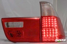 SW-Light LED Rckleuchten BMW X5 E53 00-03 red/crystal