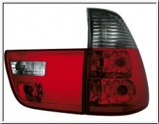 Rckleuchten BMW X5 E53 00-02 4teilig red/black