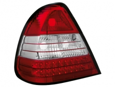 LED Rckleuchten Mercedes Benz W202 94-00 C-Kl. red/chrystal