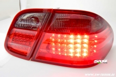SW-Light LED Rckleuchten fr Mercedes Benz CLK W208 06/97-02 red/black