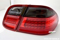 SW-Light LED Rckleuchten fr Mercedes Benz CLK W208 06/97-02 red/black