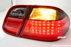 SW-Light LED Rckleuchten fr Mercedes Benz CLK W208 06/97-02 red/black
