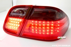 SW-Light LED Rckleuchten fr Mercedes Benz CLK W208 06/97-02 red/black