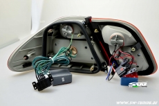 SW-Light LED Rckleuchten fr Mercedes Benz CLK W208 06/97-02 red/black