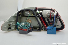 SW-Light LED Rckleuchten fr Mercedes Benz CLK W208 06/97-02 red/crystal