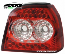 SW-Light LED taillights Golf III 1991-1998 red/crystal