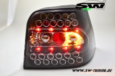 SW-Light LED Rckleuchten fr VW Golf IV 97-04 black