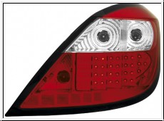LED Rckleuchten Opel Astra H 04-10 5Trer red/crystal