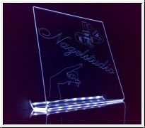 LED Schild Nagelstudio