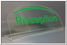 Info Led Schild Rezeption