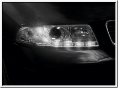 SW-Light Scheinwerfer fr AUDI A4 B5 99-01 LED Standlicht Chrome