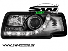 SW-Light Scheinwerfer Audi 80 b4 Lim/Avant LED TFL-Optik black