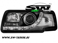 SW-Light Scheinwerfer Audi 80 b4 Lim/Avant LED TFL-Optik black