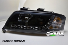 SW-Light headlights Audi A6 97-01 LED position light black