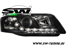 SW-Light headlights Audi A6 97-01 LED position light black