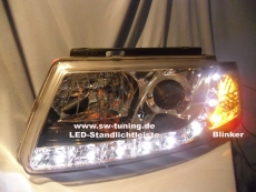 SW-Light Scheinwerfer VW Passat 3B 96-00 LED Standlicht chrome