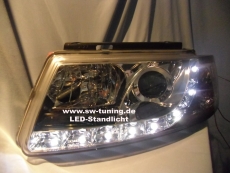 SW-Light Scheinwerfer VW Passat 3B 96-00 LED Standlicht chrome