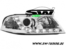 SW-Light Scheinwerfer fr VW Passat 3BG 00-04 LED Standlicht chrom