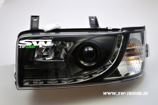 SW-Light headlight VW T4 Type 7D 90-03 LED positionlight black short nose
