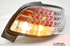 LED Rckleuchten fr Peugeot 206cc chrom