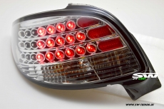 LED Rckleuchten fr Peugeot 206 Limousine chrom