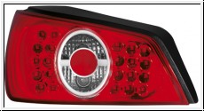 LED taillights Peugeot 306 92-01_ red/crystal