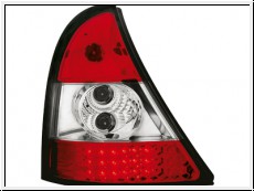 LED Rckleuchten Renault Clio II 98-01 red/crystal