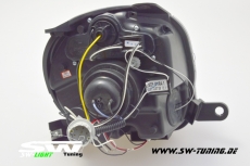 Angel Eye Scheinwerfer Fiat 500 ab 07 black