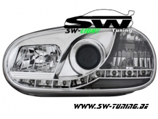 SW-Light Scheinwerfer VW Golf IV 97-04 LED TFL-Optik chrome