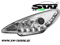 SW-Light Scheinwerfer Peugeot 206 99-07 LED Standlicht chrom