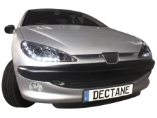 SW-Light Scheinwerfer Peugeot 206 99-07 LED Standlicht chrom