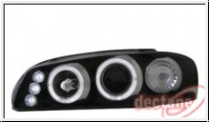 Scheinwerfer Subaru Impreza 97+ 2 Standlichtringe black