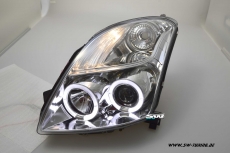 Angel Eye Scheinwerfer fr Suzuki Swift EZ MZ 05-10 2 LED Standlichtringe