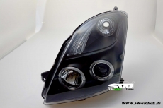 Angel Eye Scheinwerfer Suzuki Swift 05-10 2 LED Standlichtringe Black