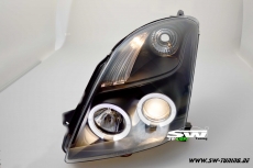 Angel Eye Scheinwerfer Suzuki Swift 05-10 2 LED Standlichtringe Black