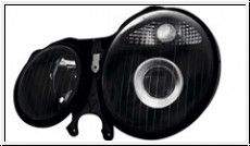 headlights Mercedes Benz W210 95-98 E-class_black