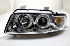 Angel Eye Scheinwerfer fr AUDI A4 B5 95-98 LED Standlichtringe chrom