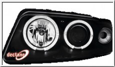Angel Eye Scheinwerfer fr AUDI A4  B5 95-98 LED Standlichtringe black