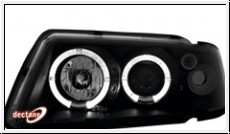 Angel Eye Scheinwerfer Audi A3 8L 96-00 2 LED Standlichtringe Black