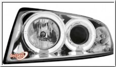 Angel Eye Scheinwerfer Audi A4 8E 01-04 mit 2 Standlichtringe