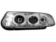 Angel Eye Scheinwerfer Rover 200 95-00 LED Standlichtringe chrom