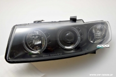 Angel Eye Scheinwerfer fr Seat Leon/Toledo 1M 99-04 LED Standlichtringe black