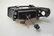 Angel Eye Scheinwerfer fr Seat Leon/Toledo 1M 99-04 LED Standlichtringe black