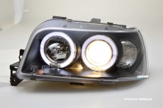 Angel Eye Scheinwerfer fr Renault Clio I Typ 57 90-96 black