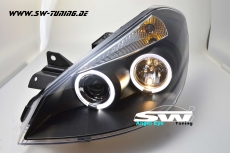 Angel Eye Scheinwerfer Renault Clio III Typ R 05-09 black