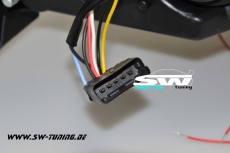 Angel Eye Scheinwerfer Renault Clio III Typ R 05-09 black